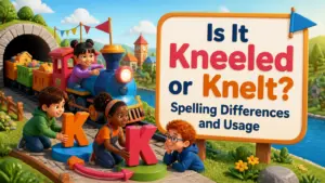 is it kneeled or knelt spelling differences examples