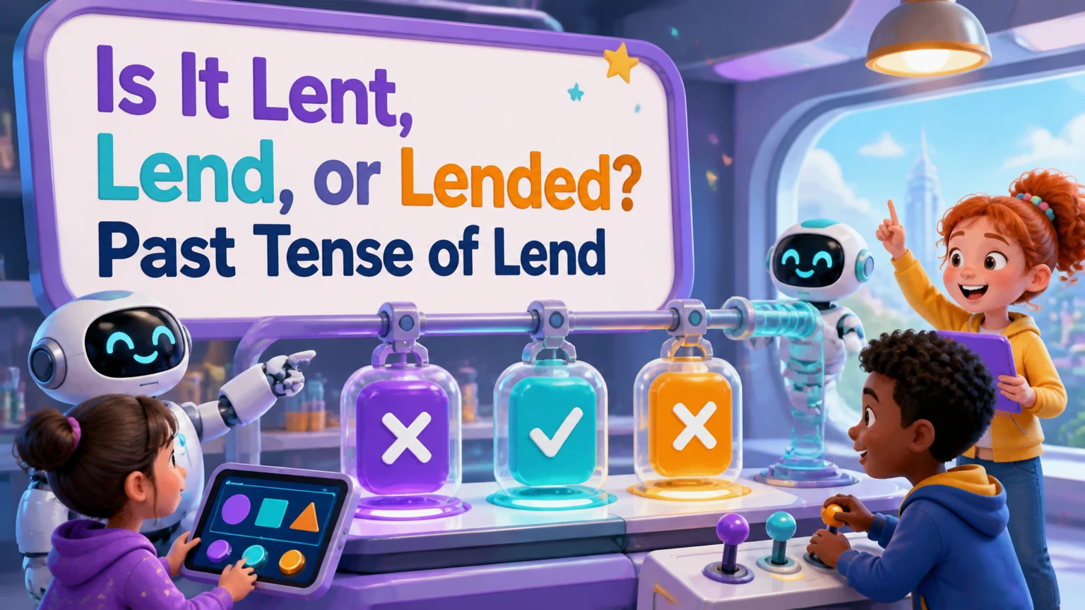 is it lent lend or lended whats the past tense of lend 2