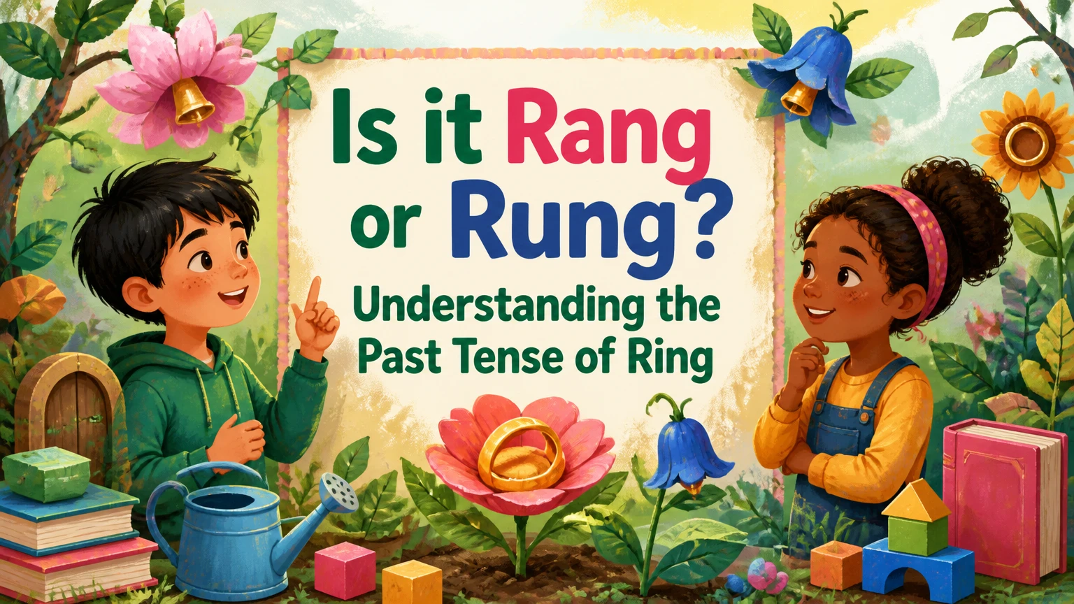 is it rang or rung whats the past tense of ring
