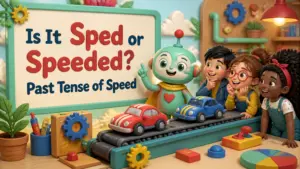 is it sped or speeded whats the past tense of speed 2