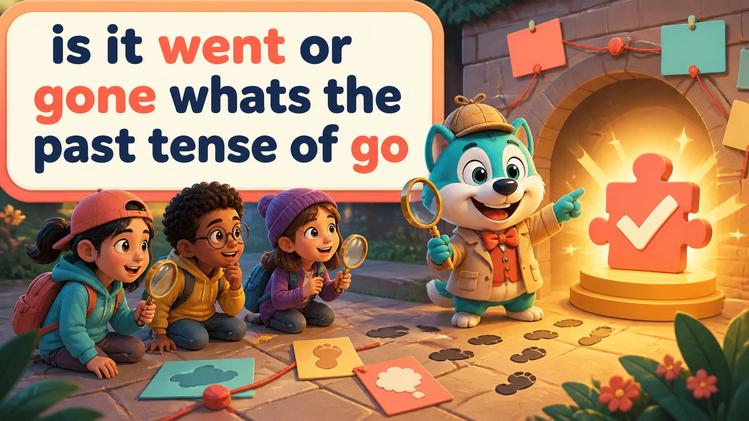 is it went or gone whats the past tense of go