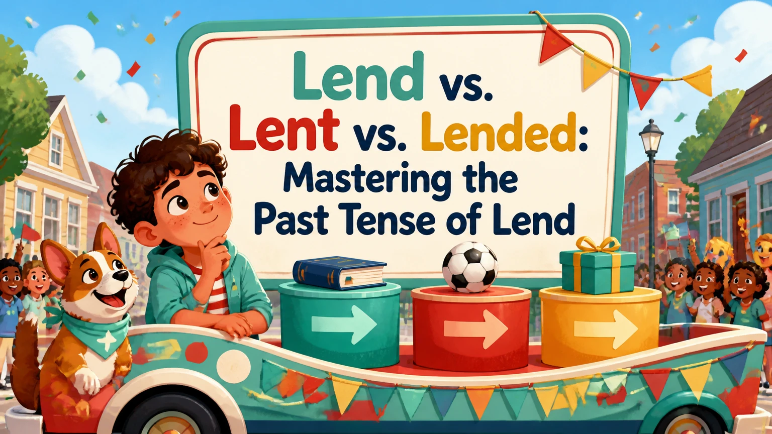 is it lent lend or lended whats the past tense of lend