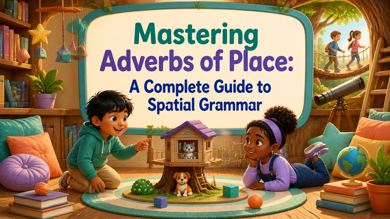 adverb of place definition usage and examples
