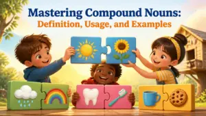 compound noun definition usage and examples