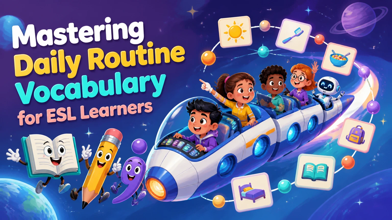 daily routine vocabulary for esl learners