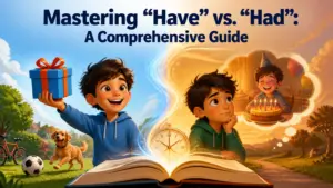 when to use have or had explained with examples