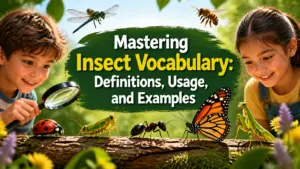 insects vocabulary definition usage and examples