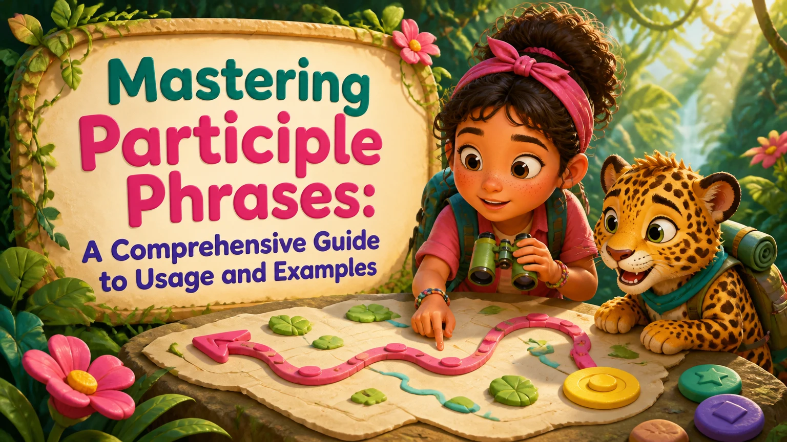 participle phrase definition usage and examples