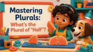 whats the plural of half