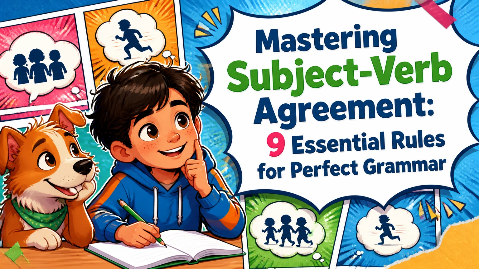 what is subject verb agreement 9 rules of subject verb agreement