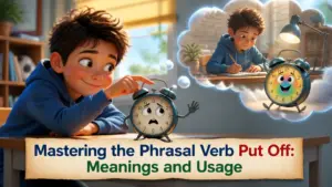 put off phrasal verb meaning