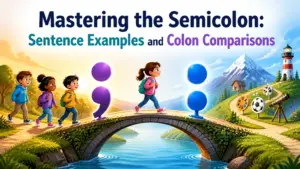 how to use a semicolon sentence examples semicolon vs colon worksheets