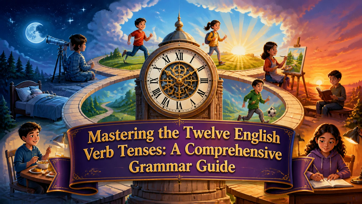 verb tenses english grammar guide
