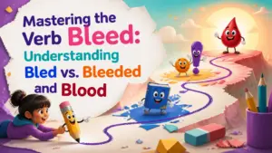 whats the past tense of bleed blood bleeded bled