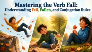 whats the past tense of fall fell or fallen