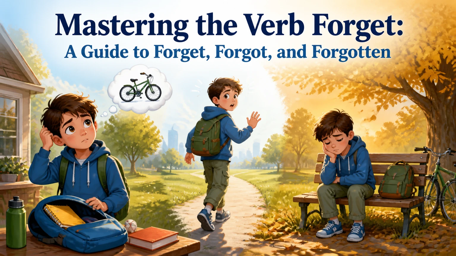 forget forgot forgotten