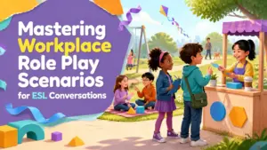 workplace role play scenarios for esl conversations