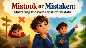 is it mistook or mistaken whats the past tense of mistake