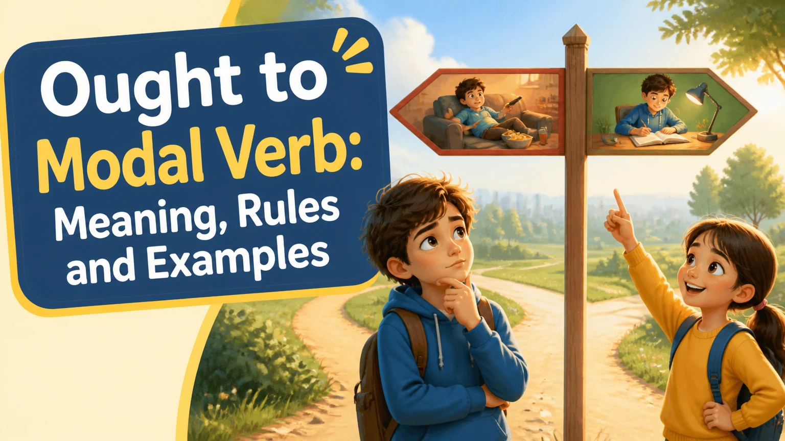 ought to modal verb 2