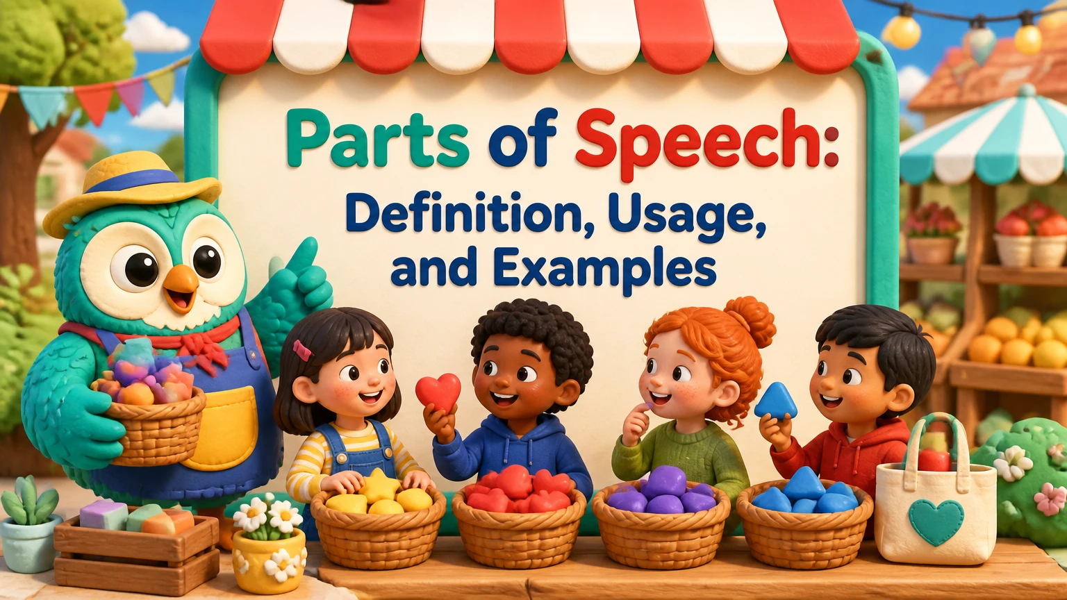 parts of speech definition usage and examples