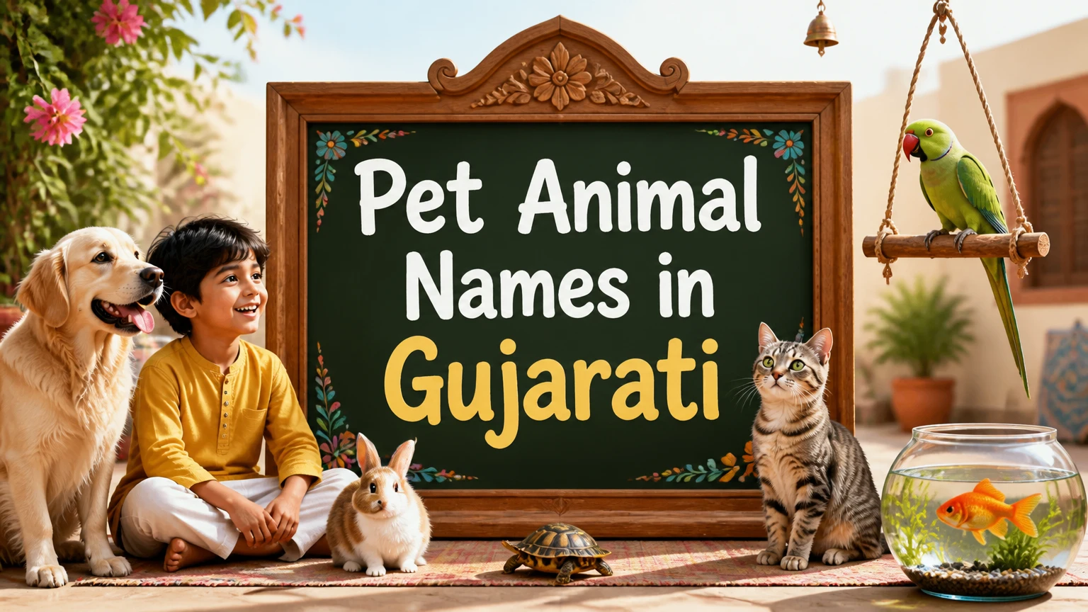pet animal names in gujarati