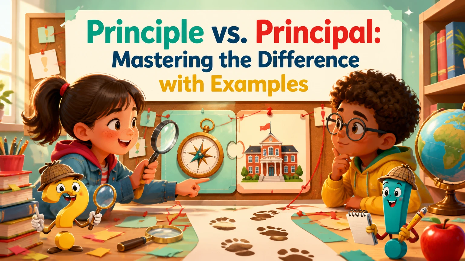 the difference between principle and principal explained examples