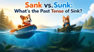 sank vs sunk whats the past tense of sink 2