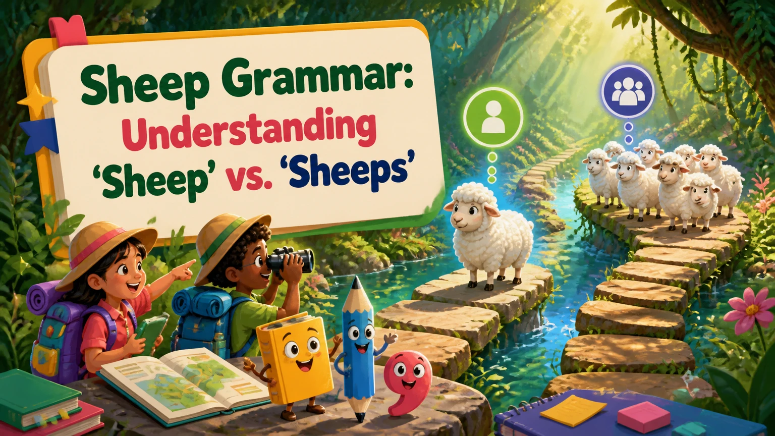 whats the plural of sheep sheep vs sheeps