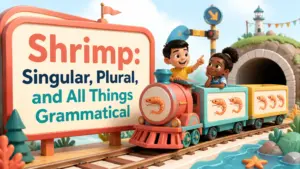 whats the plural of shrimp