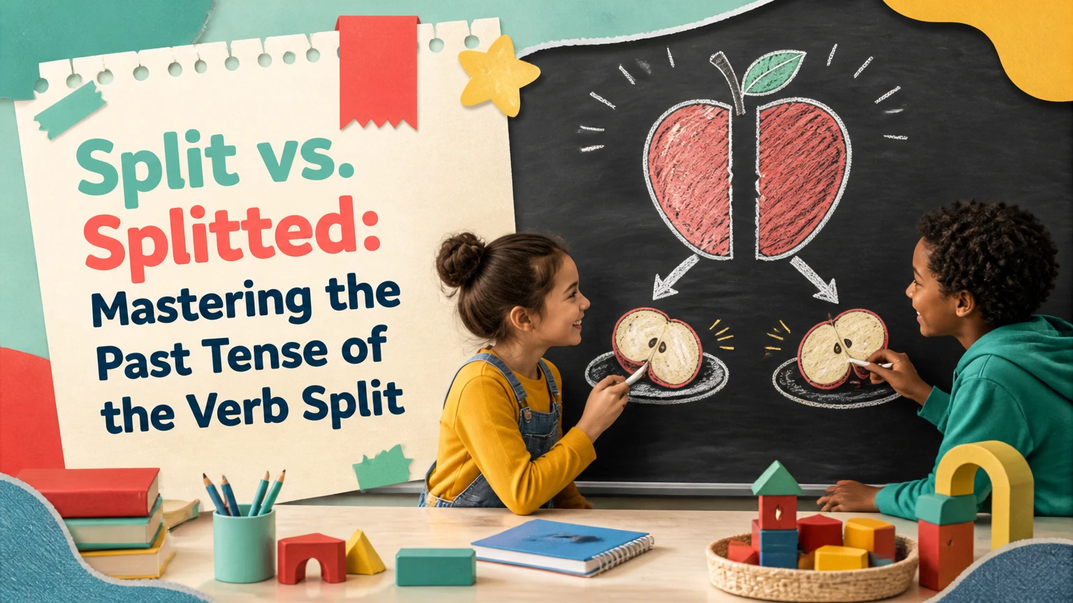 split vs splitted whats the past tense of split