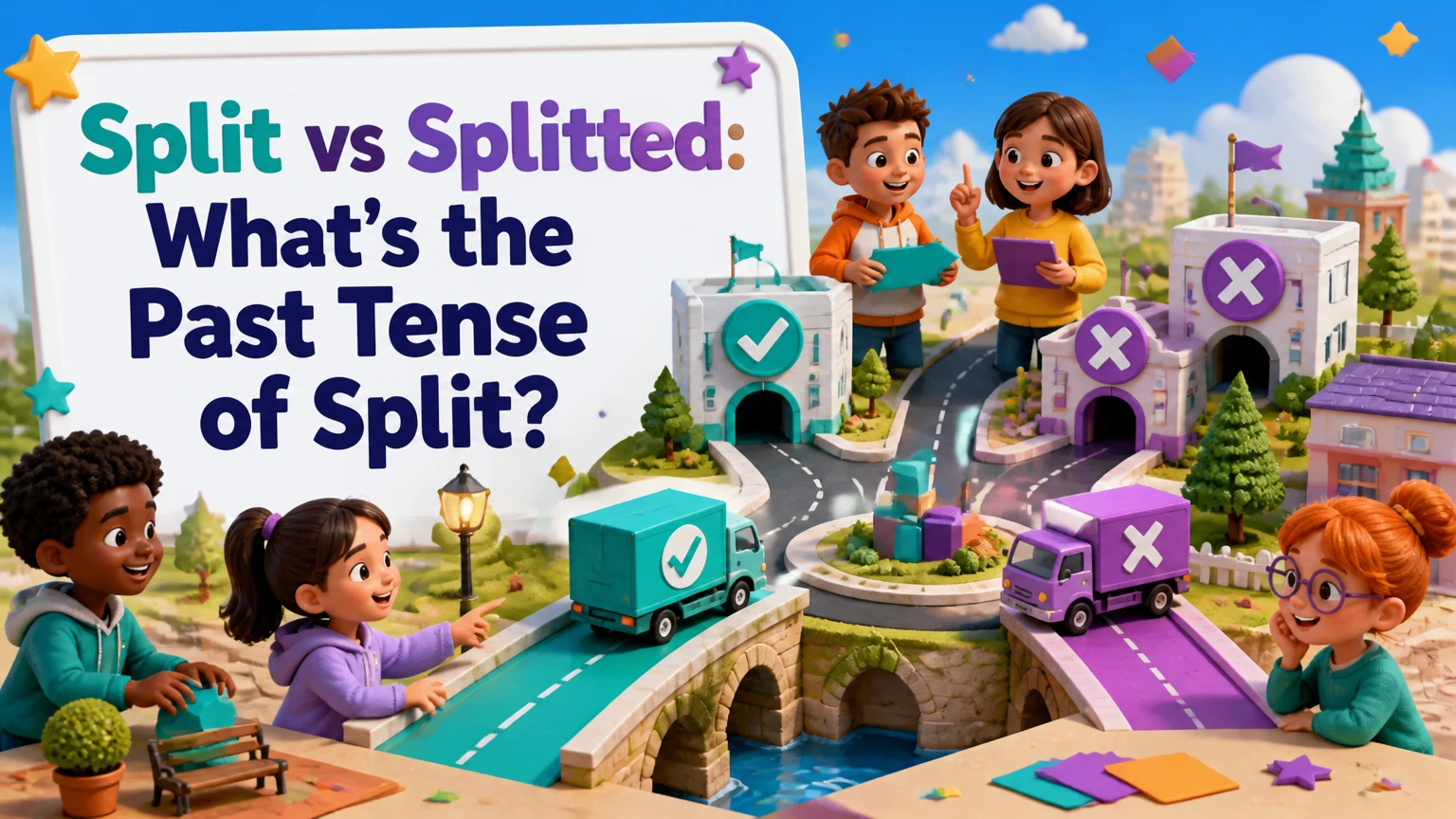 split vs splitted whats the past tense of split 2