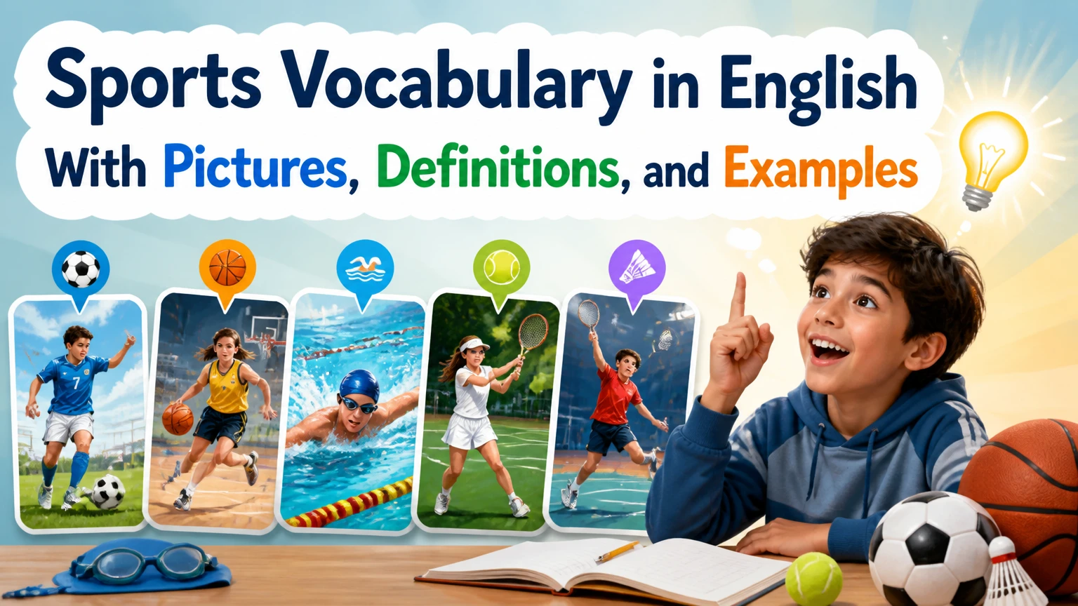 sports vocabulary in english with pictures definition usage and examples 2
