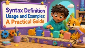 syntax definition usage and examples 2