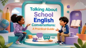 talking about school english conversations