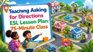 teaching asking for directions esl lesson plan