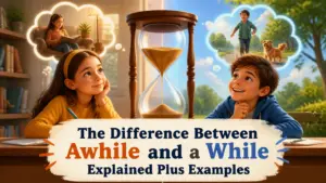 the difference between awhile and a while explained plus examples 2