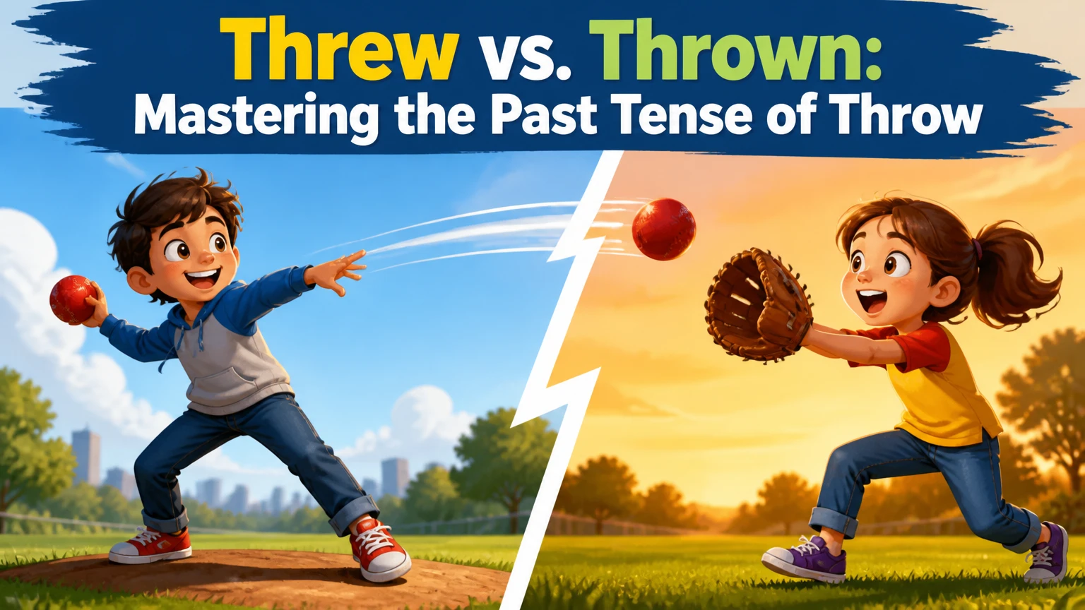 which is it threw or thrown whats the past tense of throw