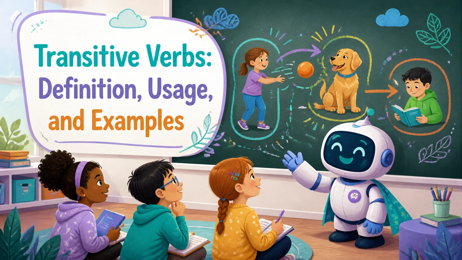 transitive verbs definition usage and examples 2
