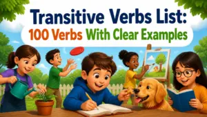 transitive verbs list 2
