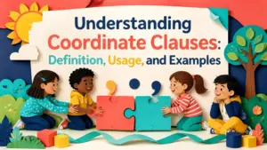 coordinate clause definition usage and examples