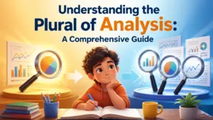 whats the plural of analysis