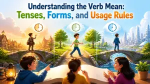 what do you mean or meant whats the past form of mean
