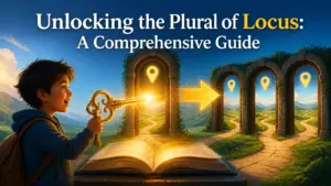 whats the plural of locus
