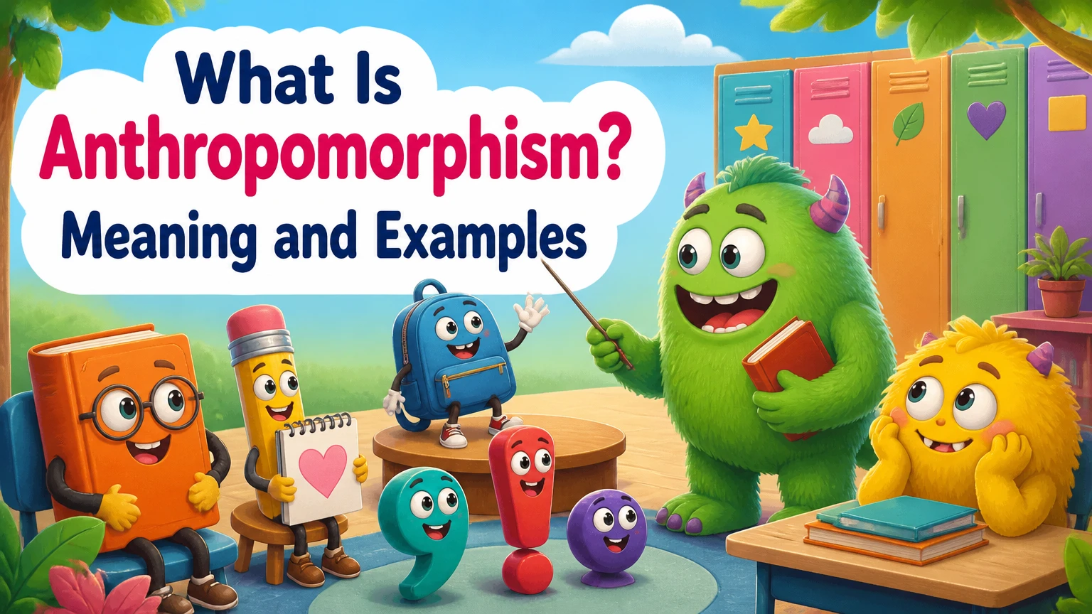 what is anthropomorphism meaning examples 2