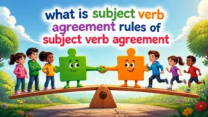 what is subject verb agreement rules of subject verb agreement