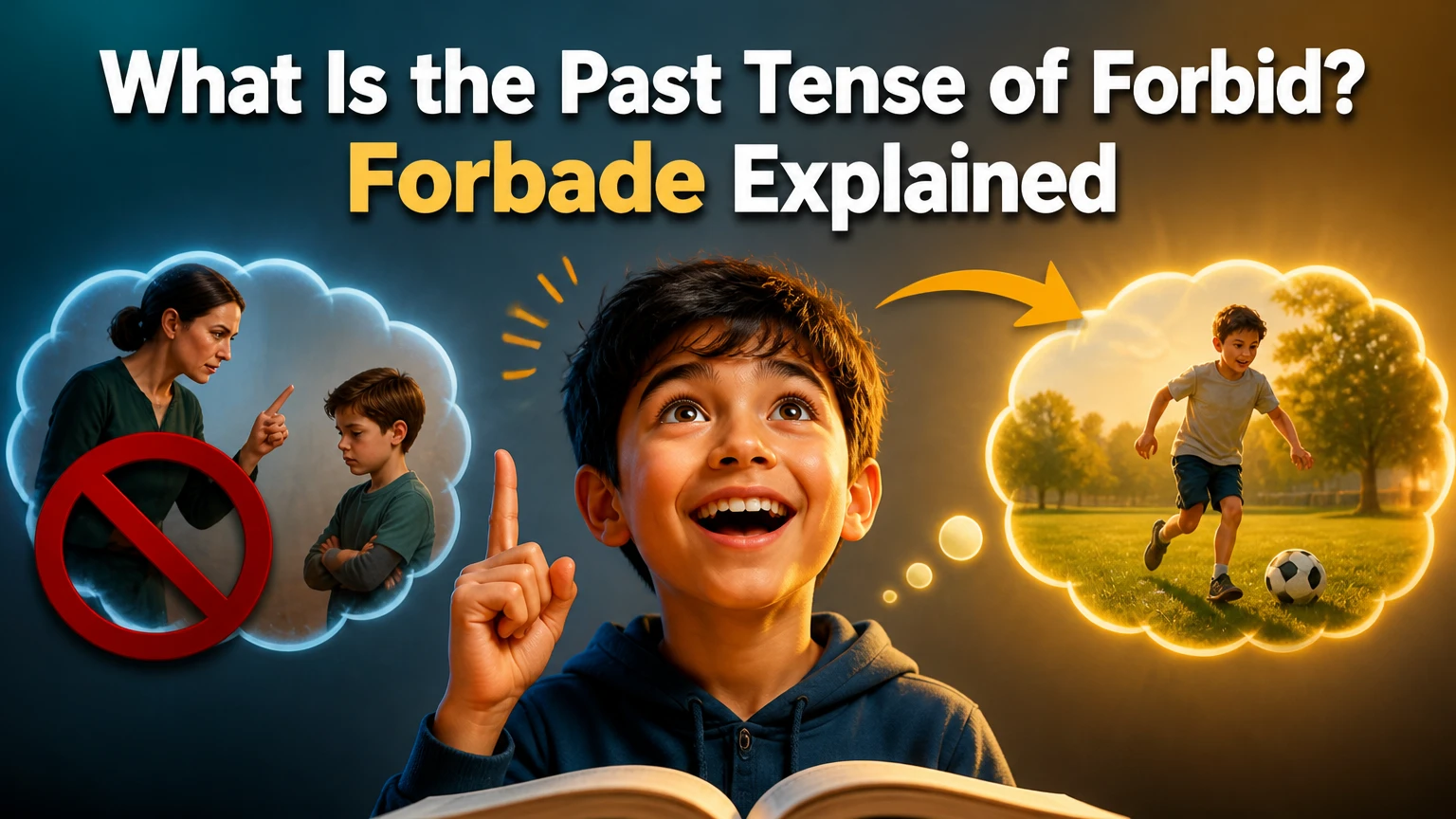 what is the past tense of forbid forbid forbade forbidden 2