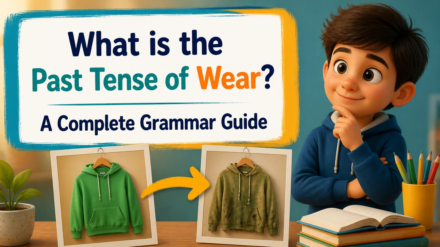 whats the past tense of the verb wear