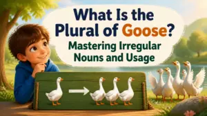 whats the plural of goose geese geeses gooses