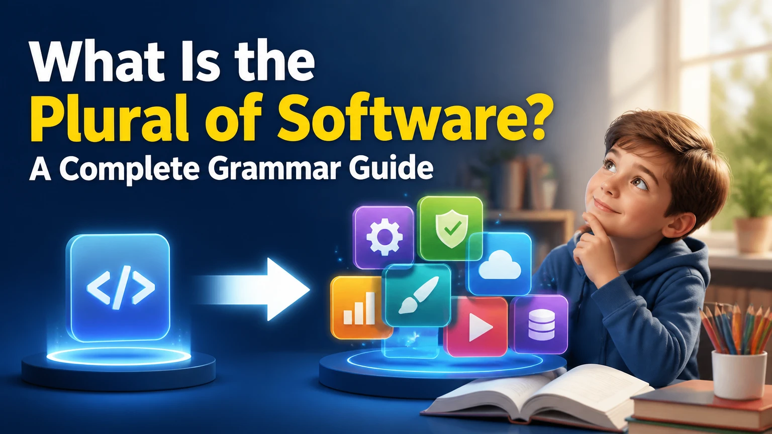 whats the plural of software