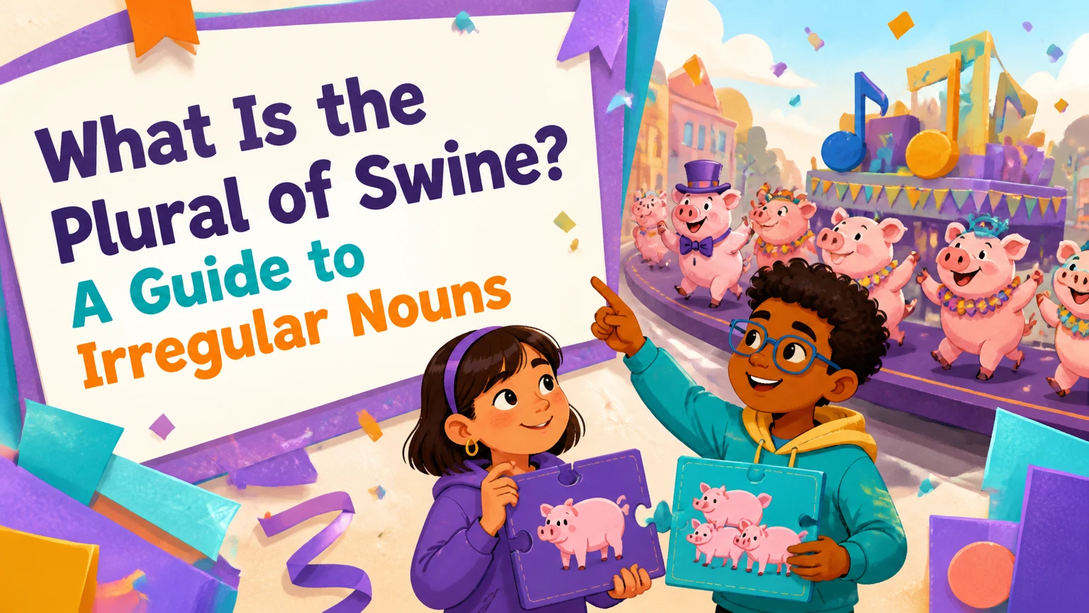 whats the plural of swine